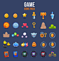 game icons set ai vector animation 