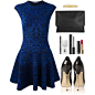 A fashion look from January 2014 featuring jacquard dress, stiletto heel pumps and real leather purses. Browse and shop related looks.