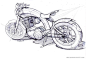 【图】MAC Motorcycles design sketch - 交通工具设计手绘 - 中国设计手绘技..._焦文娜的收集_我喜欢网