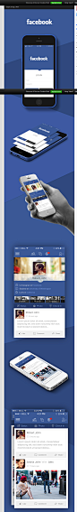 Facebook iOS 7 Redesign Concept on Behance