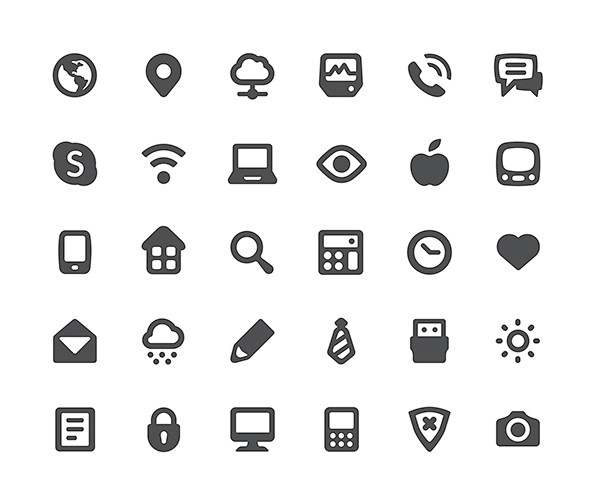 icons : Simple minim...