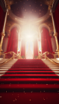 Red carpet entrance, where stars and power players gather, aesthetic style, 4k