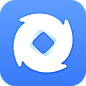 极风贷款icon logo 旋风 飞镖 金币 铜钱 金融app UI设计 启动图标