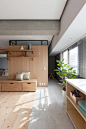 Clever minimalist partition expands 689 sq. ft. Tokyo apartment : A deceptively simple intervention creates a few more defined spaces in this small urban apartment.