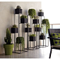 Quadrant Plant Stand in Gard