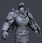 Hercules Skin for SMITE, David Riddle : Another Smite Skin I made the Hi poly for, done entirely in ZBrush