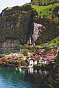 Lake Side, Sisikon, Switzerland
photo by dina