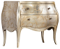 American Drew Jessica McClintock Accent Silver Leaf Chest traditional furniture