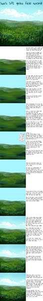 SAI Grass Field Tutorial by ~Susiron on deviantART