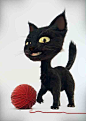 A little cartoon cat made in Blender to teste hair and shapekeys for expressions and pose.

You can download and use free under Creative Commons BY NC here:
academy.digital-rebel.com