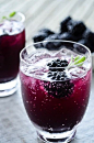 blackberry mojitos