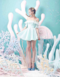 Love this under the sea pastel moment - how cute is the dress x: 