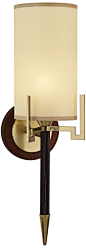 Robert Abbey Emile Brass and Chocolate Wall Sconce | LampsPlus.com: 