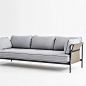 Shop Designstuff online for a wide range of high quality Scandanavian design, including this contemporary sofa three seater by HAY.