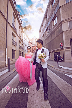 蜜悦旅拍海外婚纱摄影采集到海外婚纱摄影 法国巴黎婚纱摄影