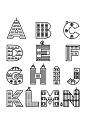 城市建筑图标化妆品浴室26字母图标标志AI矢量设计素材 (5)