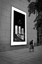 喜马拉雅 灯箱 贴图 房地产广告 简洁 简约 黑白 平面设计