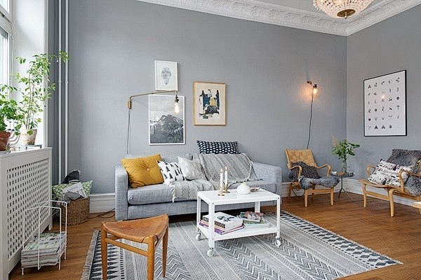 混搭复古风格的瑞典公寓 52平米清新家 ...