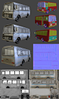 Soviet Bus, Martins Zeme : A soviet low poly bus I modeled and textured. Done in Max using legacy DDO. It was fun and I learned loads. Hope you enjoy! 