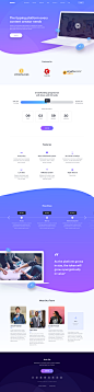Cryptocurrency Landing Page by Sebo