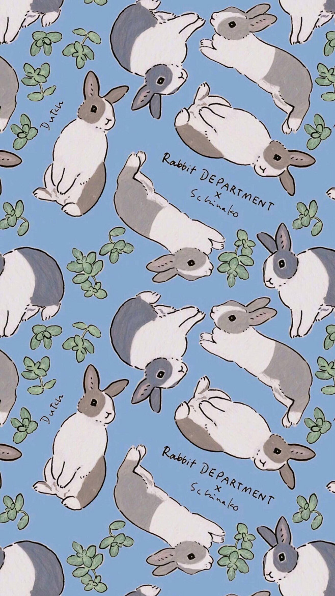 兔子 平铺壁纸