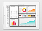 dashboard analytics on Behance