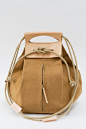 big canvas popup bag with leather handles / by chrisvanveghel