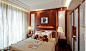 520平五室三厅中式古典风格别墅卧室床灯具装修效果图