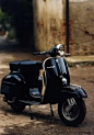 black vespa