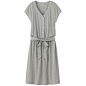 Cotton & silk cap sleeve dress, Grey, Large Cotton & silk cap sleeve dress Dress up smart in this relaxed fit cap sleeve dress that features a v-neck button up front and waist tie. Cotton 80%, Silk 20% B3AW027 £39.95 Item Code 6541622, 6541639, 65