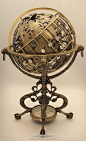古董地球仪和天文仪。图6制作于16世纪 ​​​​