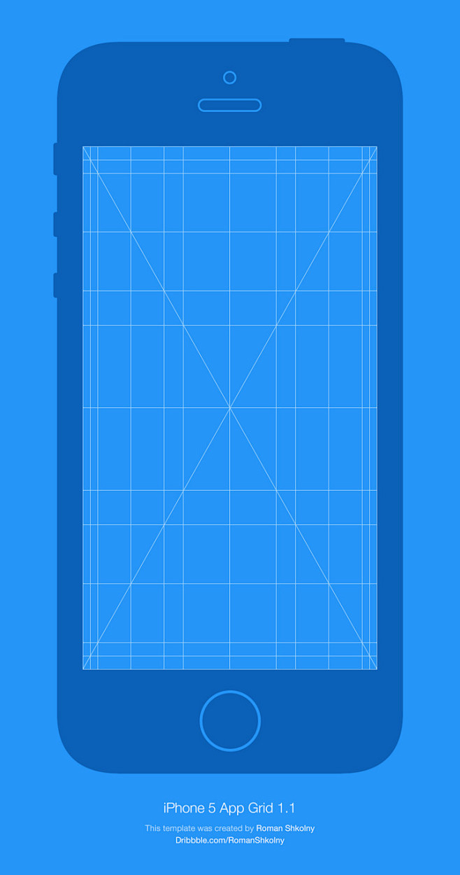iphone5app参考线模板-UI中国...