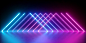 3d render, neon lights, abstract background, glowing lines, virtual reality, violet triangles, ultraviolet, infrared, spectrum vibrant colors, laser show