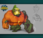 Concepts of Heroes. Part 1, Junica Hots : Concepts for our mobile game "Brawl of Champions"