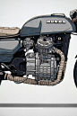 Limited edition prints by illustrator Ian Galvin, depicting the Moto-Mucci Honda CX500. $45 from moto-mucci.