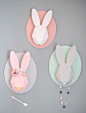 paper bunnies by Chloe Fleury