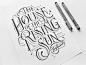 Hand Lettering III on Behance