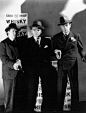 Frank McHugh, James Cagney and Humphrey Bogart in The Roaring Twenties, 1939.
