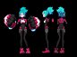 SIGNA, Alexis Rives : Finally here's SIGNA our little main character, she is strong and powerful because of her big gloves detached from her body.

It was a real pleasure to work on this character. 

Hope you like it =)

You can check the final version in