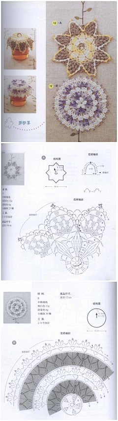 手钩小艾采集到关于钩织の家居丶饰品