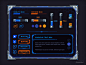 Sci-fi GUI set starcraft gui scifi set metal futuristic ui layout interface game ios design