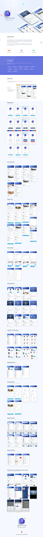 多功能多用途 APP UI 套件 Articlex Multipurpose iOS Ui Kit（75+界面模板，for Sketch） – 设计小咖