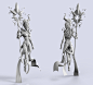 Frost Queen Janna (Polycount/Riot contest WIP), Amy  Sharpe : Work in progress for Polycount's Riot contest...high poly sculpt finished with some test poses. Moving onto the low poly + textures now. 