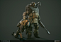 Richter- Titanfall 2, Regie Santiago : A pilot I worked on during the production of Titanfall 2. Richter is an elite mercenary in Titanfall 2's campaign and the Cloak pilot in multiplayer mode. Ghillie "fur" was created using fibermesh in ZBrush
