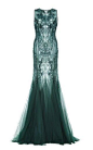 Embroidered Tulle Gown by Monique Lhuillier for Preorder on Moda Operandi