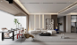 【新提醒】现代极简客厅3d模型-室内设计-拓者设计吧