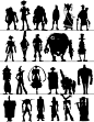 Character Design Silhouette Sketch