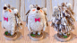 日本达人 超可爱呆萌 羊毛毡 动物 人形 人偶 娃娃 摆件 手工手作-淘宝网