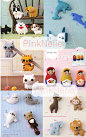 Handmade Cute FELT MASCOTS n3396 Japanese Craft Book by PinkNelie