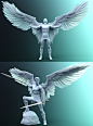 Sacrosanct: Poses and Expressions for Genesis 8 and Morningstar Wings | 3D Models and 3D Software by Daz 3D